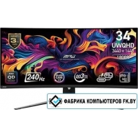 Игровой монитор MSI MPG 341CQPX QD-OLED