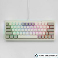 Клавиатура Cyberlynx ZA63 Pro Beige Gray Yellow (TNT Yellow)