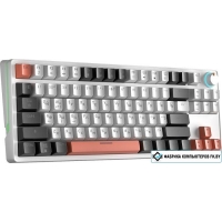 Клавиатура Cyberlynx ZA87 White Black Orange (TNT Yellow) Клавиатура Cyberlynx ZA87 White Black Orange (TNT Yellow)