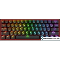 Клавиатура Redragon Fizz Pro (черный/красный)