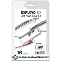 USB Flash Exployd 580 16GB (белый) [EX-16GB-580-White]