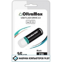USB Flash OltraMax 230 16GB (черный) [OM-16GB-230-Black]