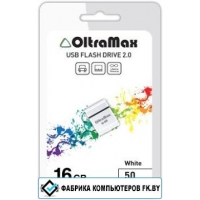 USB Flash OltraMax 50 16GB (белый)