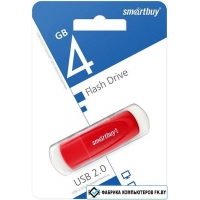 USB Flash SmartBuy Scout 4GB (красный)