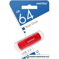 USB Flash SmartBuy Scout 64GB (красный)