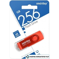USB Flash SmartBuy Twist 3.0 256GB (красный)