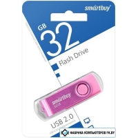 USB Flash SmartBuy Twist 32GB (розовый)