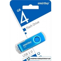 USB Flash SmartBuy Twist 4GB (синий)