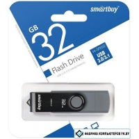 USB Flash SmartBuy Twist Dual 32GB (черный)