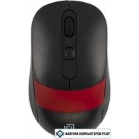 Мышь Oklick 310MW (черный/красный)