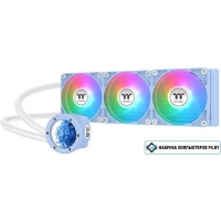 Система жидкостного охлаждения для процессора Thermaltake TH360 V2 Ultra ARGB Sync Hydrangea Blue CL-W420-PL12BU-A