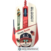 Игровая мышь A4Tech Bloody W63 Max Proxy Boom (бежевый/красный)