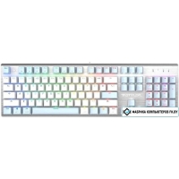 Клавиатура A4Tech Fstyler FS100 Neon (серебристый/голубой)