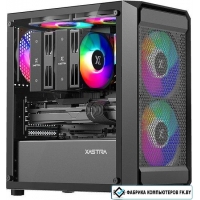 Корпус XASTRA A303M 3FRGB (черный)