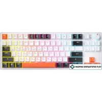 Клавиатура JEGG ZA87 Pro White Black Orange (TNT Yellow)