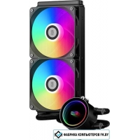 Система жидкостного охлаждения для процессора PCCooler DA240 ARGB (черный)