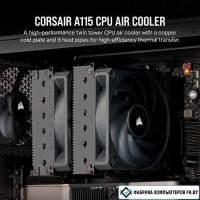 Кулер для процессора Corsair A115 Twin CT-9010011-WW
