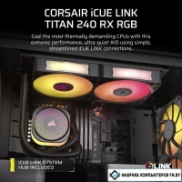 Система жидкостного охлаждения для процессора Corsair iCUE LINK TITAN 240 RX RGB CW-9061016-WW