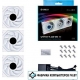 Комплект вентиляторов для корпуса Lian Li Uni Fan TL LCD 120 Triple Pack G99.12TLLCD3W.00