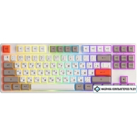 Клавиатура Akko 5087S White (Akko Cream Yellow V3)