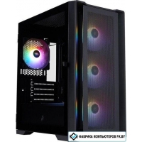 Корпус 1stPlayer TRILOBITE T4 MESH FRGB (черный)