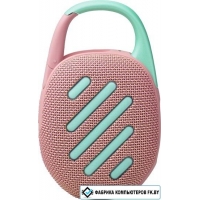 Беспроводная колонка JBL Clip 5 (розовый)
