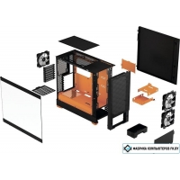 Корпус Fractal Design Pop Air RGB Orange Core TG Clear Tint FD-C-POR1A-05