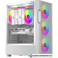 Корпус XASTRA A302 4FRGB WH (белый)