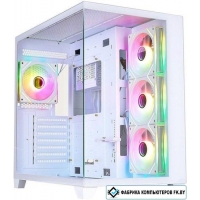 Корпус 1stPlayer MV8-TP MV8-TP-WH-3F7R-W-1F7-W (белый)