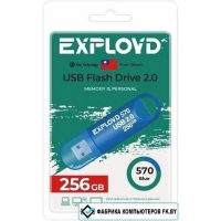 USB Flash Exployd 570 256GB (синий) USB Flash Exployd 570 256GB (синий)