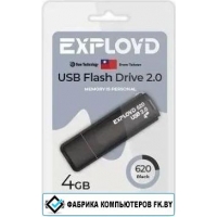USB Flash Exployd 620 4GB (черный)