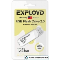 USB Flash Exployd 650 128GB (белый) USB Flash Exployd 650 128GB (белый)