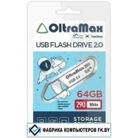 USB Flash OltraMax 290 64GB (белый)