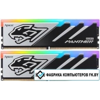 Оперативная память Apacer Panther RGB 2x32ГБ DDR5 6000 МГц AH5U64G60C6229BAA-2 Оперативная память Apacer Panther RGB 2x32ГБ DDR5 6000 МГц AH5U64G60C6229BAA-2