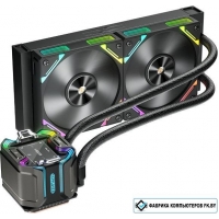 Система жидкостного охлаждения для процессора 1stPlayer X-240 (черный) Система жидкостного охлаждения для процессора 1stPlayer X-240 (черный)