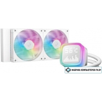 Система жидкостного охлаждения для процессора DeepCool LP240 WH R-LP240-WHMSMC-G-1 Система жидкостного охлаждения для процессора DeepCool LP240 WH R-LP240-WHMSMC-G-1