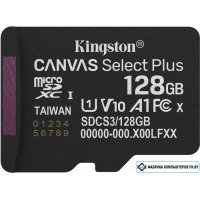 Карта памяти Kingston Canvas Select Plus microSDXC 128GB SDCS3/128GBSP