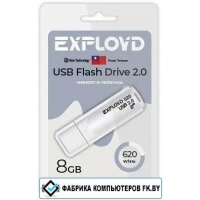 USB Flash Exployd 620 8GB (белый)
