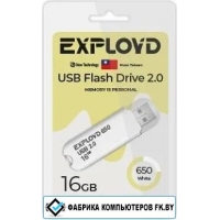 USB Flash Exployd 650 16GB (белый)