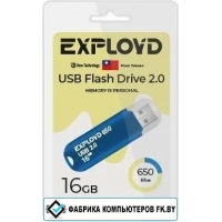 USB Flash Exployd 650 16GB (синий)
