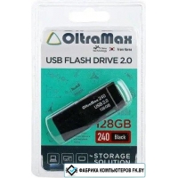 USB Flash OltraMax 240 128GB (черный)