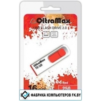 USB Flash OltraMax 250 16GB (красный) [OM-16GB-250-Red]