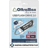 USB Flash OltraMax 290 32GB (черный)