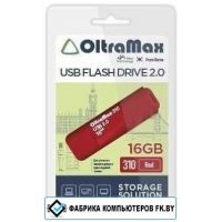 USB Flash OltraMax 310 16GB (красный)