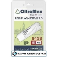 USB Flash OltraMax 310 64GB (белый)