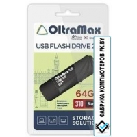 USB Flash OltraMax 310 64GB (черный)