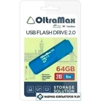 USB Flash OltraMax 310 64GB (синий)