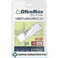 USB Flash OltraMax 310 8GB (белый)