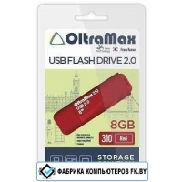 USB Flash OltraMax 310 8GB (красный)