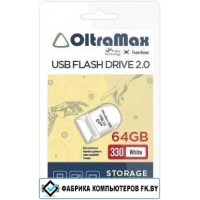 USB Flash OltraMax 330 64GB (белый)